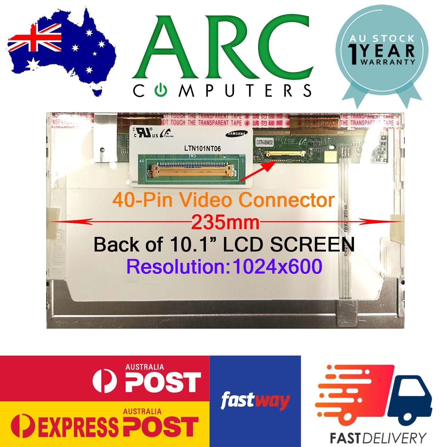 10.1" Samsung LED TFT LCD Screen Display Panel LTN101NT06 WSVGA 40 Pin 1024x600 - BESTA